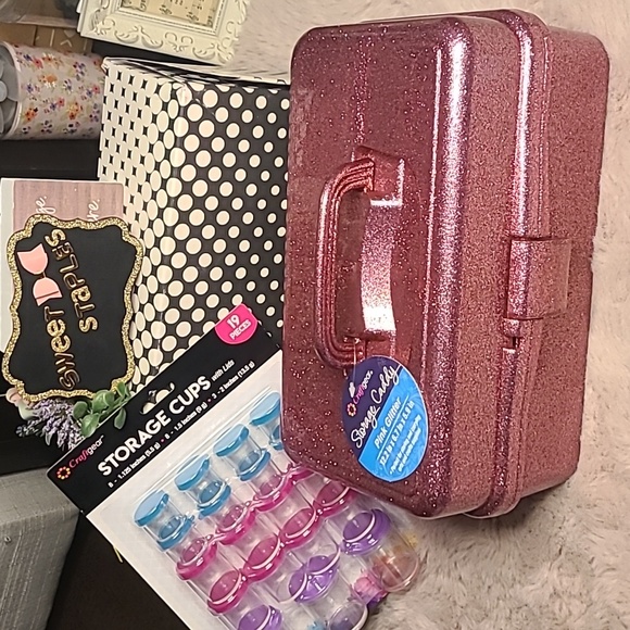 craftgear Storage & Organization Pink Glitter Storage Caddy